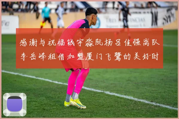 感谢与祝福钱宇淼阮杨吕佳强离队李岳峰租借加盟厦门飞鹭的美好时刻